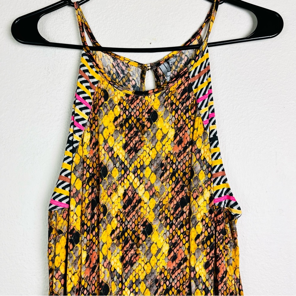 Anthropologie Bl-nk London Gallery Row Mixed Snake Print Wide Leg Jumpsuit - Picture 3 of 5